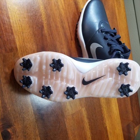 NIKE Roshe G Tour Gridiron Pink Silver Golf Shoes - Picture 6 of 6